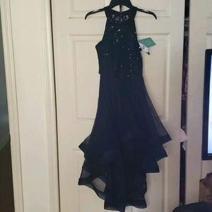 Navy Blue Formal Dress